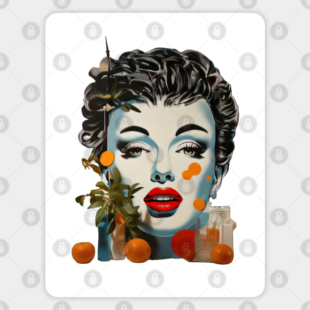 Young Marilyn Magnet by TooplesArt